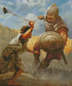 David And Goliath Diamond Painting