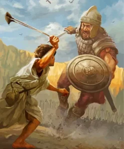 David And Goliath Diamond Painting