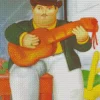Fat Man Diamond Painting