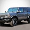 Grey Ford Bronco Diamond Painting