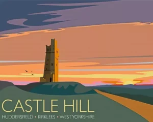 Huddersfield Castle Hill Diamond Painting