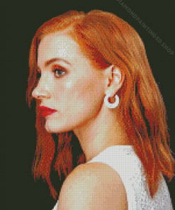 Jessica Chastain Diamond Painting