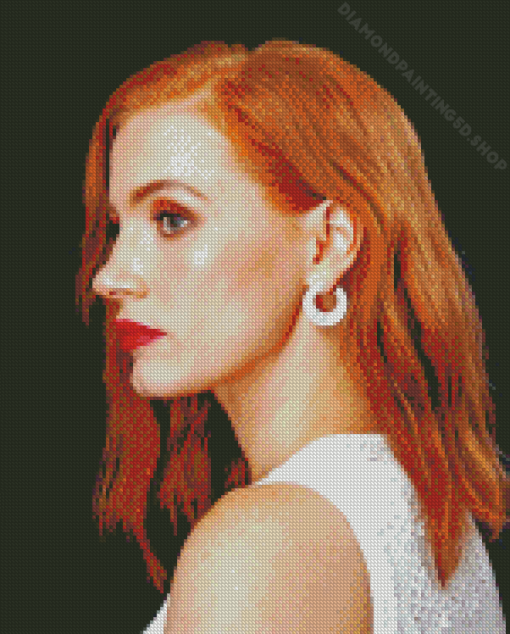 Jessica Chastain Diamond Painting