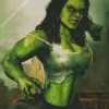 She Hulk Look Diamond Painting