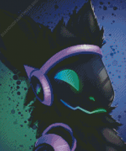 Protogen Furry Diamond Painting