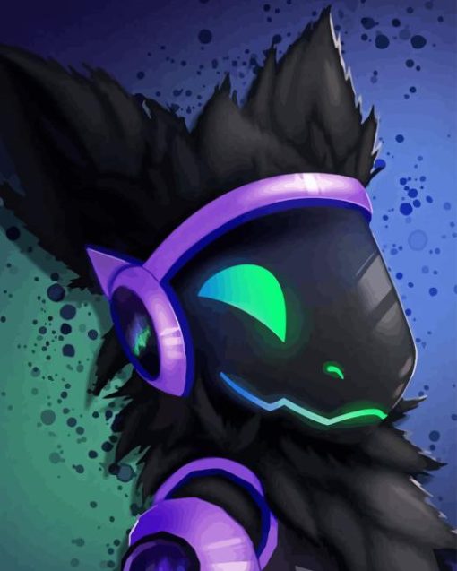 Protogen Furry Diamond Painting