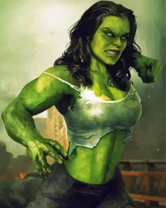 She Hulk Look Diamond Painting