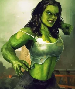 She Hulk Look Diamond Painting