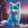 Galaxy Fox Diamond Painting