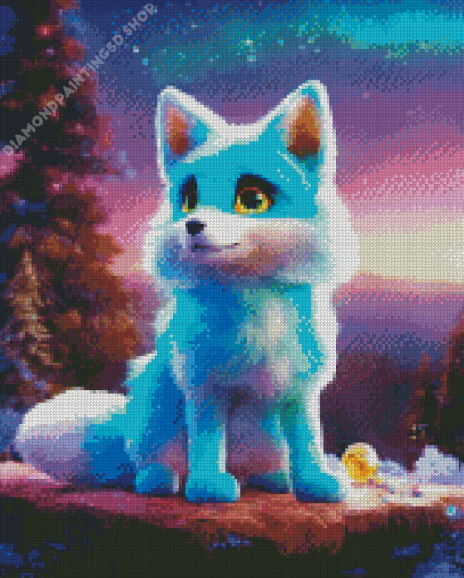 Galaxy Fox Diamond Painting