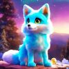 Galaxy Fox Diamond Painting