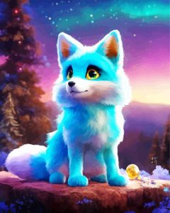 Galaxy Fox Diamond Painting
