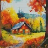Fall Farmhouse Diamond Painting