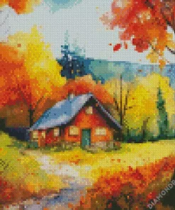 Fall Farmhouse Diamond Painting