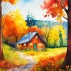 Fall Farmhouse Diamond Painting