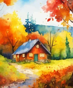 Fall Farmhouse Diamond Painting