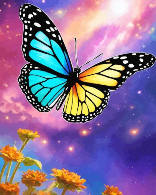 Galaxy Butterflies Diamond Painting