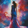 Galaxy Lady Art Diamond Painting