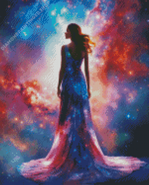 Galaxy Lady Art Diamond Painting