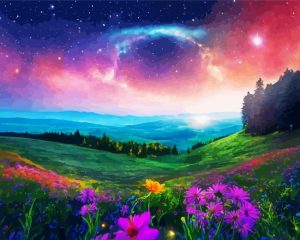 Galaxy Landscape Art Diamond Painting
