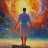 Galaxy Man Diamond Painting