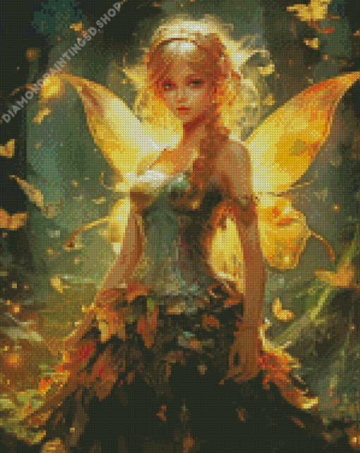 Blond Fairy Diamond Painting