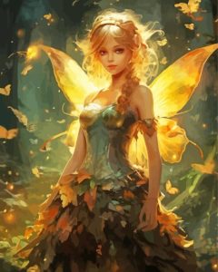 Blond Fairy Diamond Painting