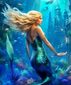 Mermaid Underwater Diamond Painting