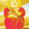 Blonde Fat Girl Diamond Painting