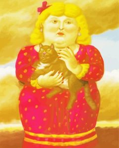 Blonde Fat Girl Diamond Painting