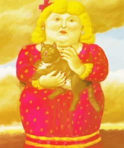 Blonde Fat Girl Diamond Painting