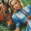 Blonde Girl Diamond Painting