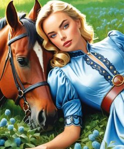 Blonde Girl Diamond Painting