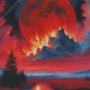 Blood Moon Art Diamond Painting