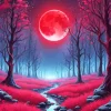 Blood Moon Diamond Painting