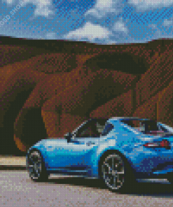 Blue Mx5 Diamond Painting