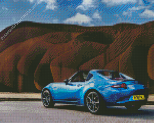 Blue Mx5 Diamond Painting