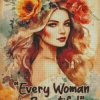 Woman Beautiful Diamond Painting