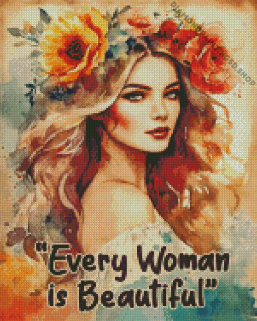 Woman Beautiful Diamond Painting