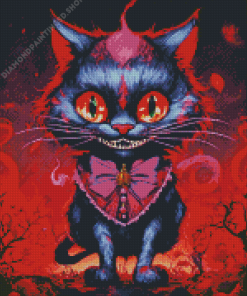 Evil Black Cat Diamond Painting