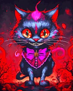 Evil Black Cat Diamond Painting