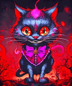 Evil Black Cat Diamond Painting