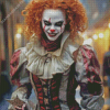 Evil Clown Girl Diamond Painting