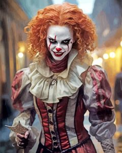 Evil Clown Girl Diamond Painting