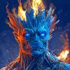 Evil Groot Fire Diamond Painting