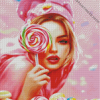 Female And Sugar Diamond Painting