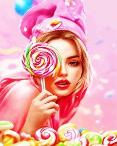 Female And Sugar Diamond Painting