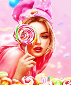 Female And Sugar Diamond Painting