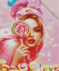 Female And Sugar Diamond Painting