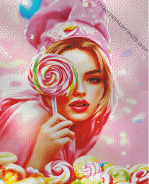 Female And Sugar Diamond Painting